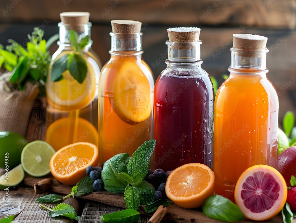 Kombucha fermented tea