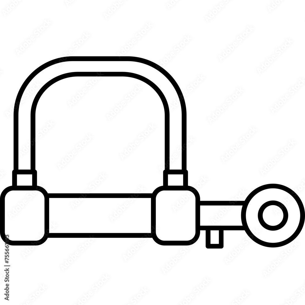 Wire Lock Icon Wire Lock Icon