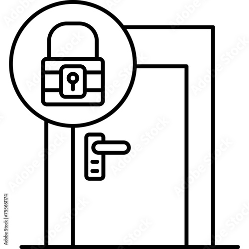 Door Lock Icon