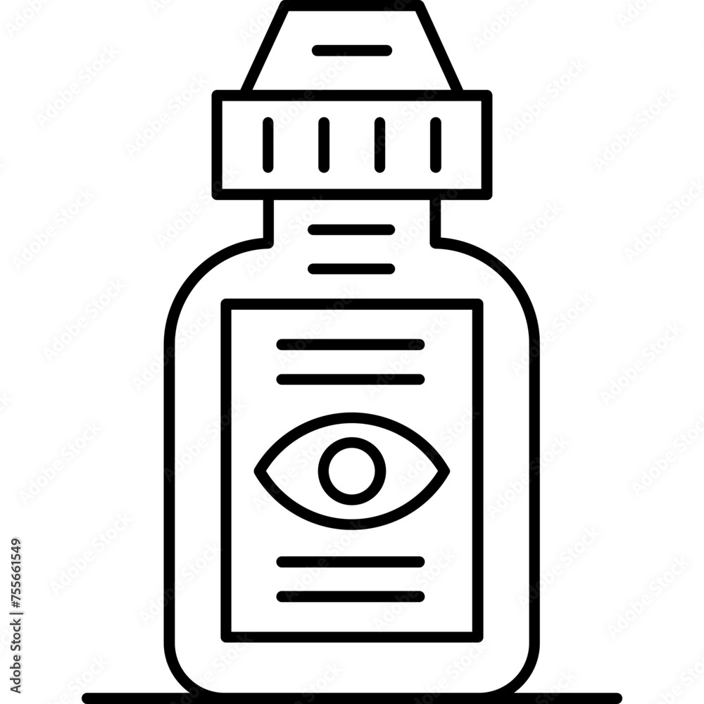 Eyedrops Icon Eyedrops Icon