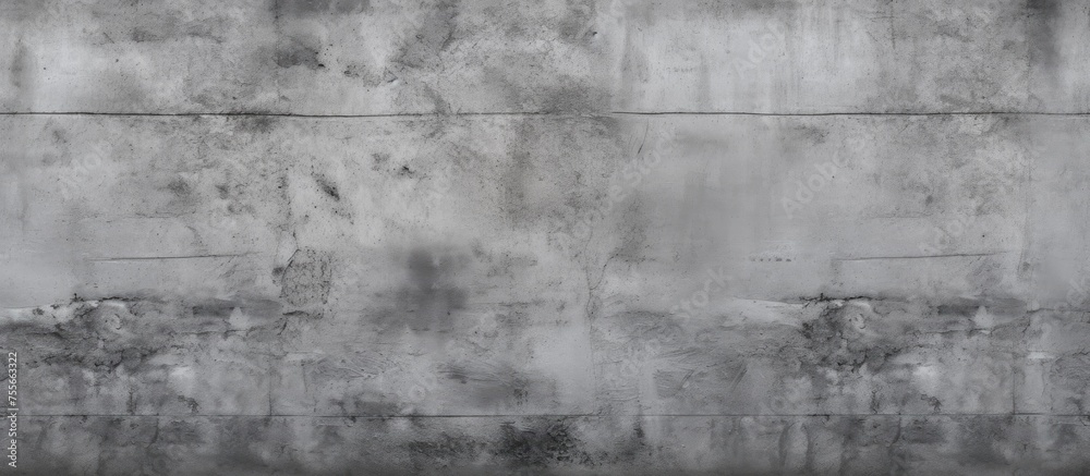 A stark black and white depiction of a concrete wall, showing its weathered texture and imposing presence. The rough surface and shadows create a sense of depth and solidity.