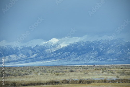 Sangre de Cristo Mountains Colorado Winter