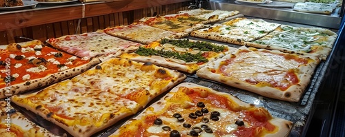 Pizza al taglio Roman street food
