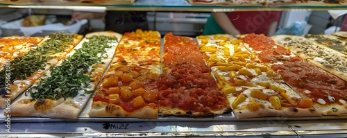Pizza al taglio Roman street food