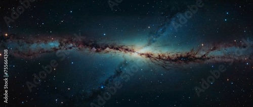 Universe filled with stars, Space background