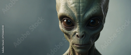 Close Up of Alien Looking at Camera