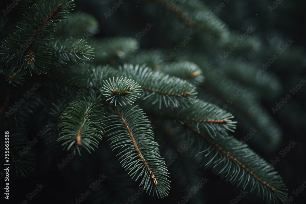 Close Up of a Pine Tree Branch