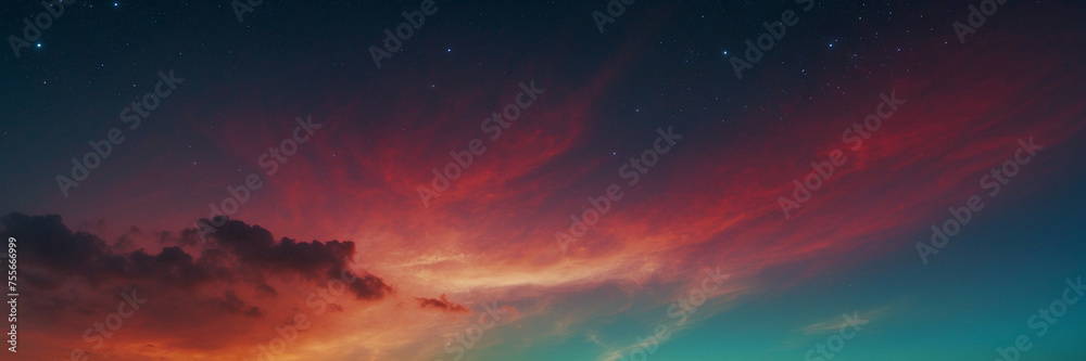 Colorful Clouds in the sky