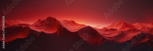 Abstract Red Gradient Background