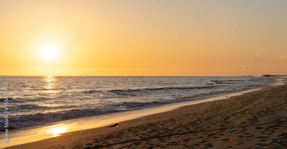 Sunset on the beach