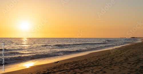 Sunset on the beach