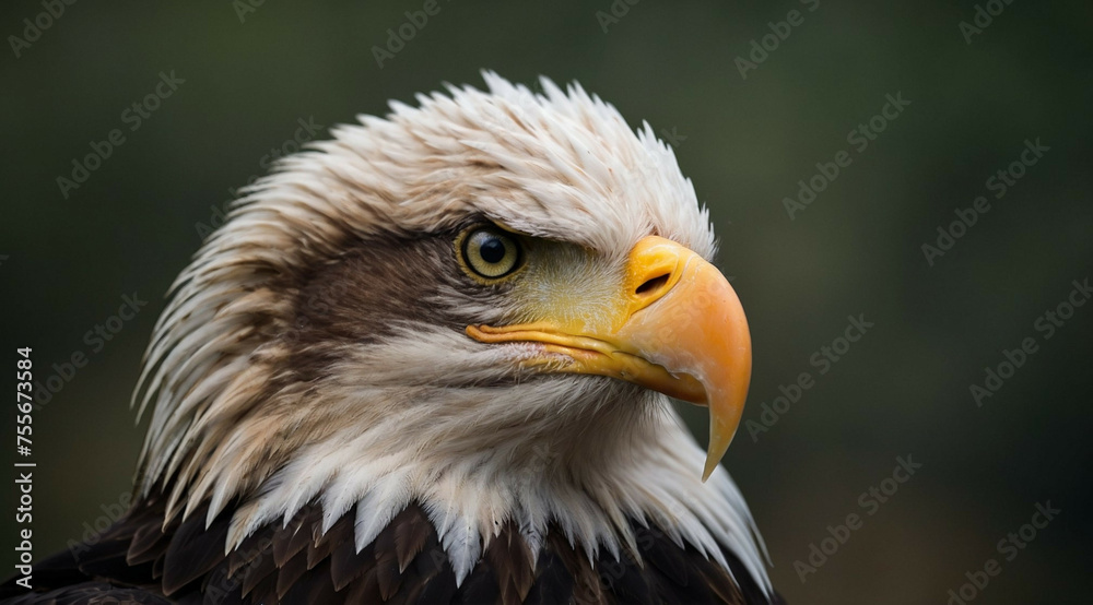 Close up of a Bald Eagles Head Close up of a Bald Eagles Head