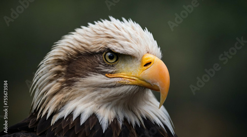 Close up of a Bald Eagles Head