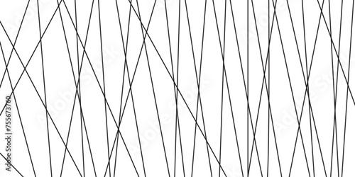 Modern Abstract curved lines. Vector background. Seamless pattern with abstract connected line. Monochrome illustration. doodle design simple white background. Hand drawn lines.