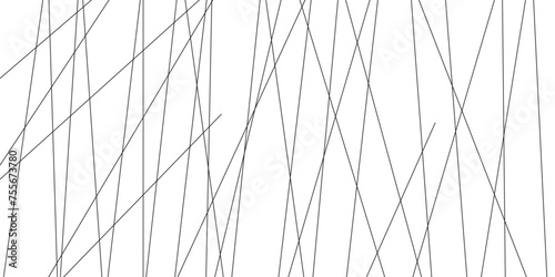 Modern Abstract curved lines. Vector background. Seamless pattern with abstract connected line. Monochrome illustration. doodle design simple white background. Hand drawn lines.