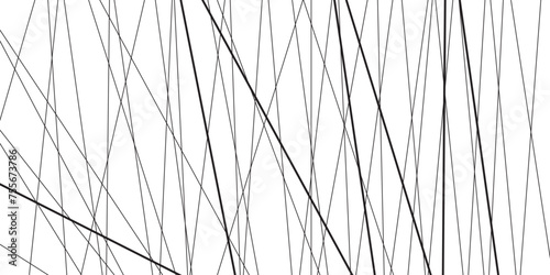 Modern Abstract curved lines. Vector background. Seamless pattern with abstract connected line. Monochrome illustration. doodle design simple white background. Hand drawn lines.