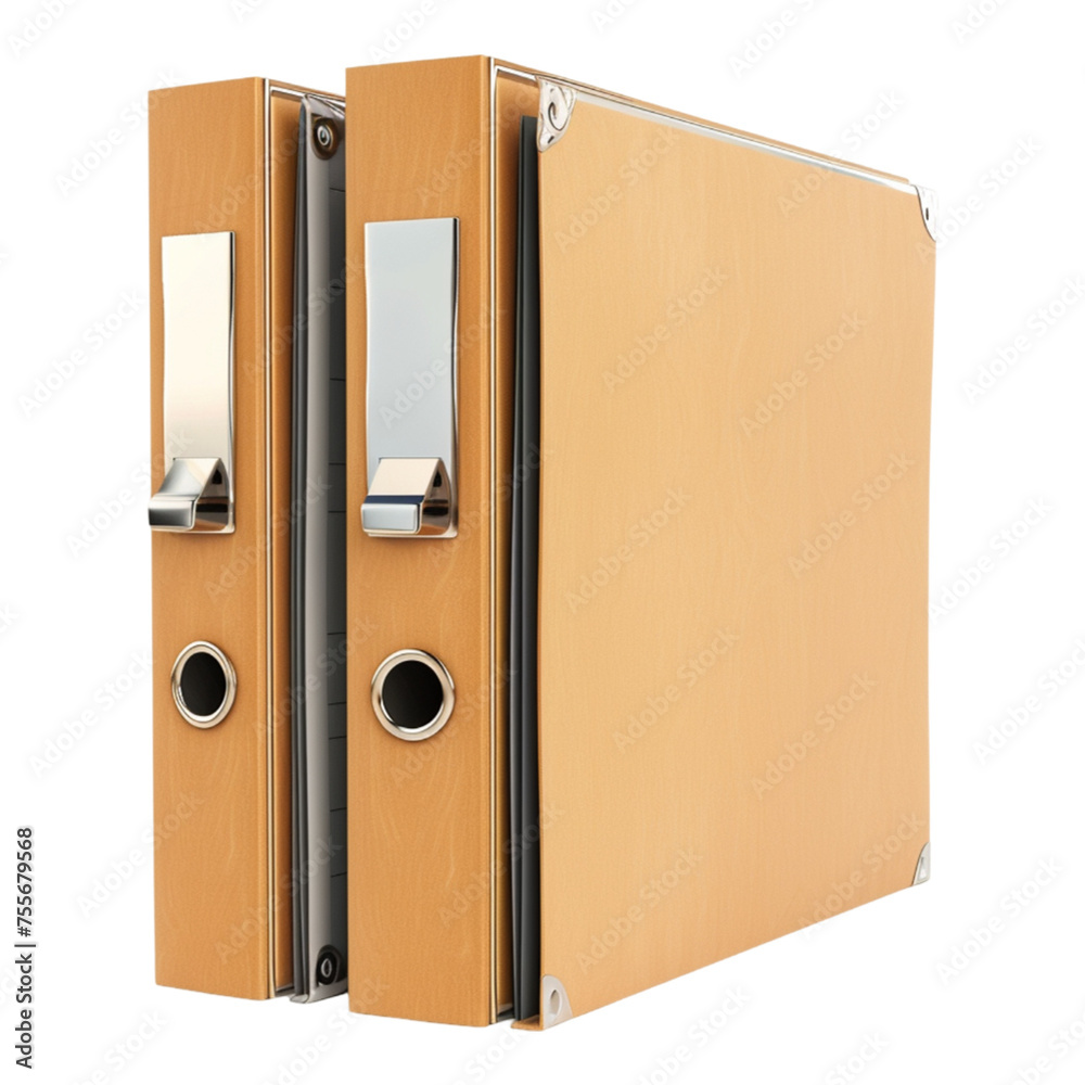 row of folders on transparent background row of folders on transparent background