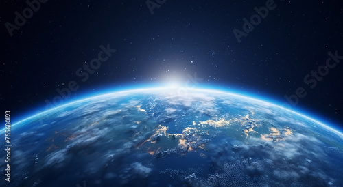 an orbital view of the world