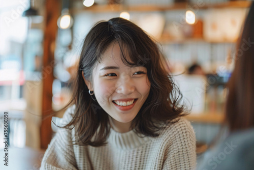 Wallpaper Mural portrait of an asian girl Torontodigital.ca