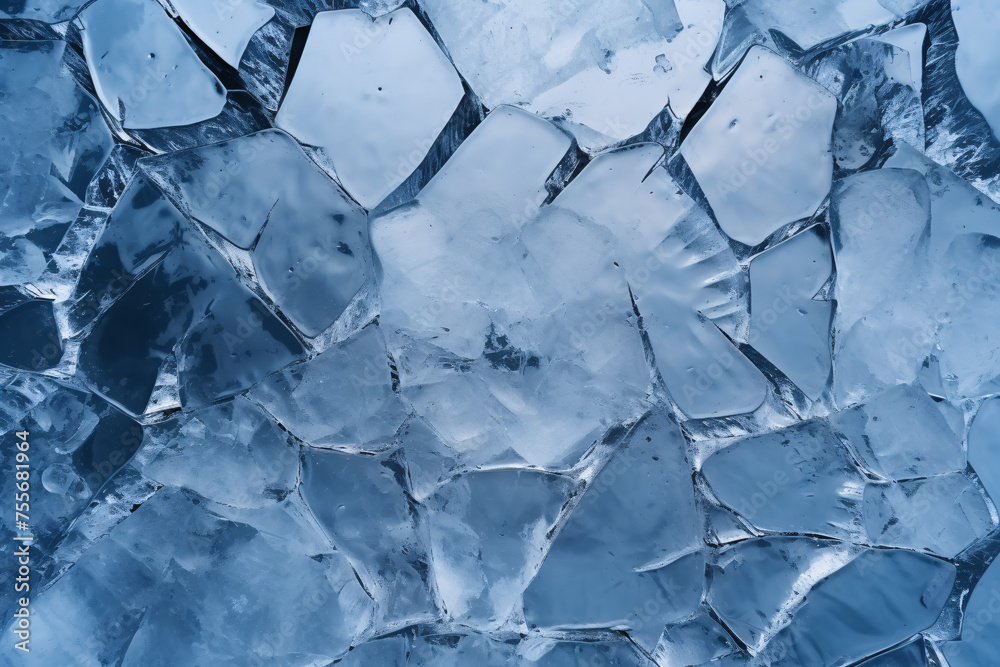 Obraz premium ice teture background pattern