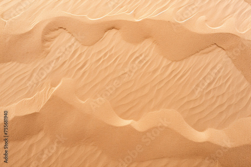 top view of a sand flat photo