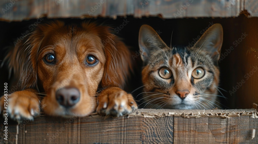 dog and cat with its noses inside an open cardboard boxREALISTIC PHOTOGRAPHY 32K, --ar 16:9 --style raw --stylize 750 Job ID: 830a22cf-53e4-4f82-b5bc-8462d63f89b7 dog and cat with its noses inside an open cardboard boxREALISTIC PHOTOGRAPHY 32K, --ar 16:9 --style raw --stylize 750 Job ID: 830a22cf-53e4-4f82-b5bc-8462d63f89b7