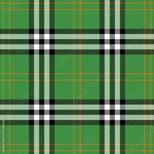 St. Patricks day tartan plaid. Scottish pattern