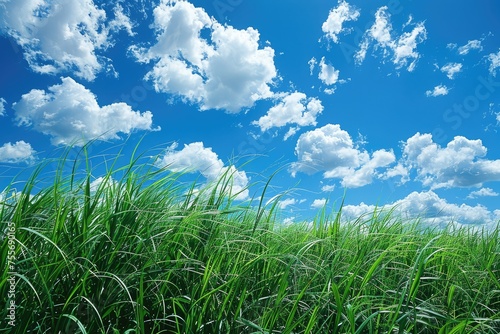 wind mild in the grass field landscape professional photography