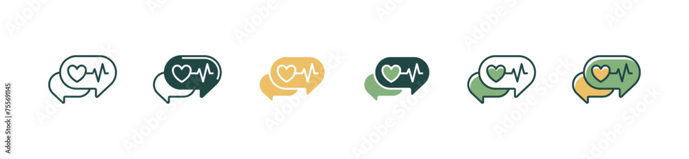 online doctor health consultation talk icon set medical check-up health care assistant vector illustration online doctor health consultation talk icon set medical check-up health care assistant vector illustration