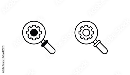 Seo icon design with white background stock illustration