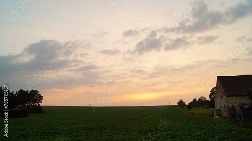 Abendstimmung auf dem Lande