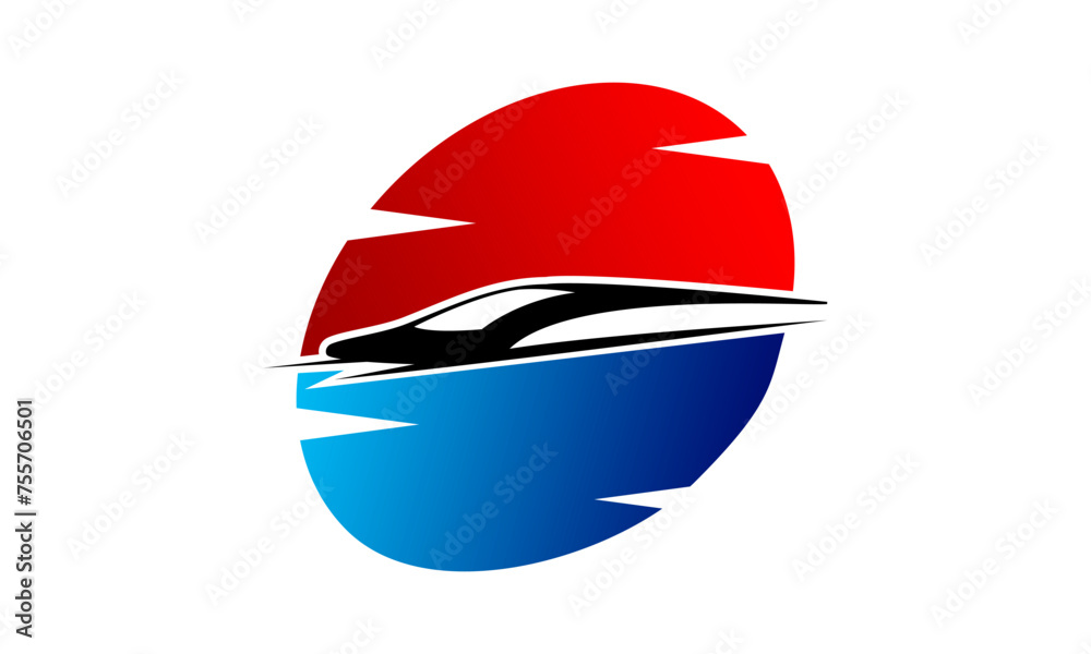 Elegant train illustration design vector logo Elegant train illustration design vector logo