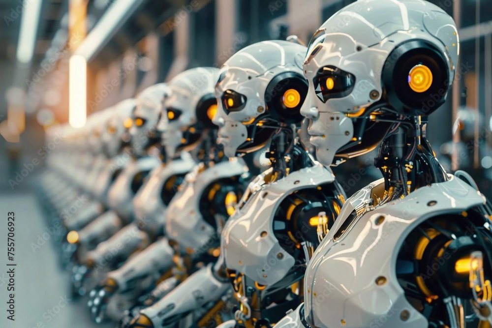 Robotics, automation integration, daily coexistence between robots and humans. Robotics, automation integration, daily coexistence between robots and humans.