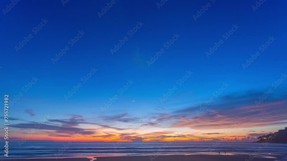 .Time lapse the sky is painted with shades of yellow oranges .and the clouds are highlighted with a soft golden hue, .making them look like fluffy blankets of color floating above the sea surface.. .Time lapse the sky is painted with shades of yellow oranges .and the clouds are highlighted with a soft golden hue, .making them look like fluffy blankets of color floating above the sea surface..