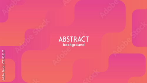 orange pink technological background with design gradients and shapes. A modern element of graphic design, a concept of future style, a business background for a banner, title, flyer, postcard photo