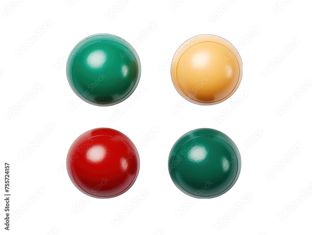 korfballs collection set isolated on transparent background, transparency image, removed background