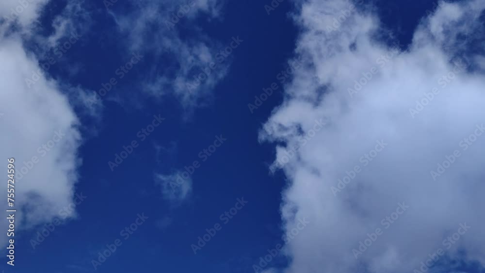 Clouds move without passing through the center Clouds move without passing through the center