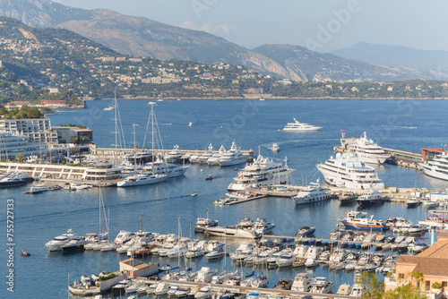 Panorama of La Condamine and Monte Carlo from lookout near Monaco © Pavel Losevsky