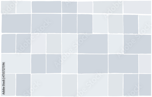 Natural stone footpath. Sandstone garden design. Vector.
