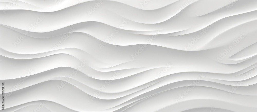 Fototapeta premium Abstract Decorative White Dark Wall Background, Monochrome Texture, Art Stylized Texture Banner With Space for Text - 
