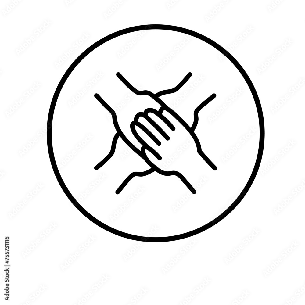 Obraz premium Teamwork Icon Illustration