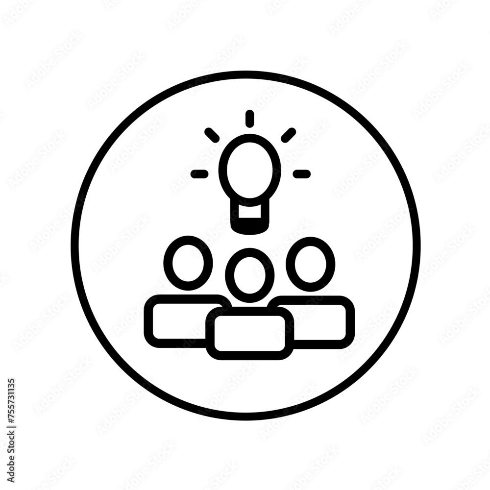 Teamwork Icon Illustration Teamwork Icon Illustration