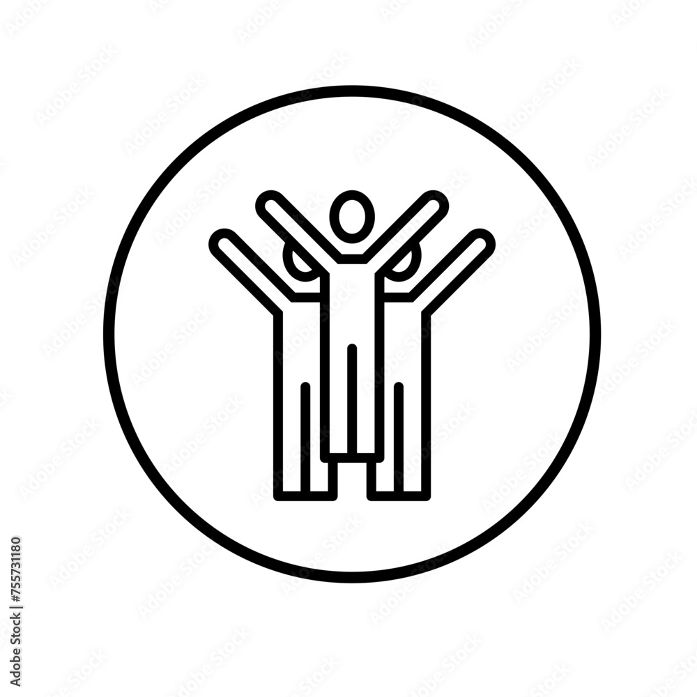 Obraz premium Teamwork Icon Illustration