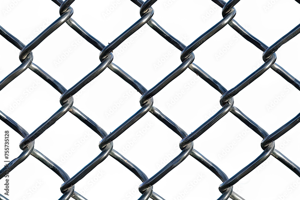 Fototapeta premium chain link fence with wire