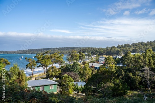houses in a beach side town in australia © William