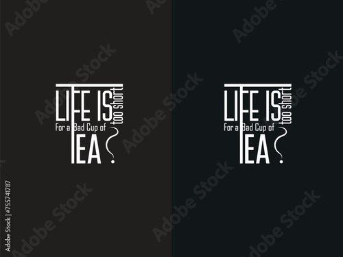 Typography T-shirt design template vector illustration.