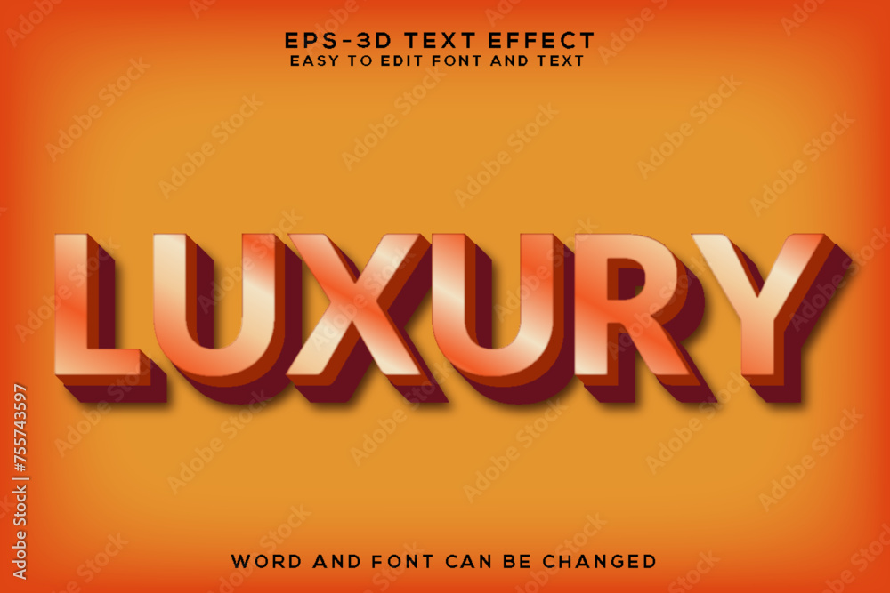 Luxury colorful text effect Luxury colorful text effect