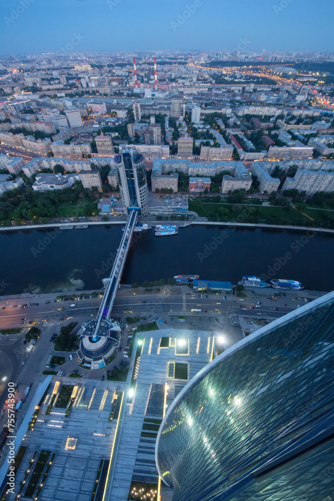 Evolution Tower, Bagration bridge in International Business Center, Investments in Moscow International Business Center was approximately 12 billion dollars