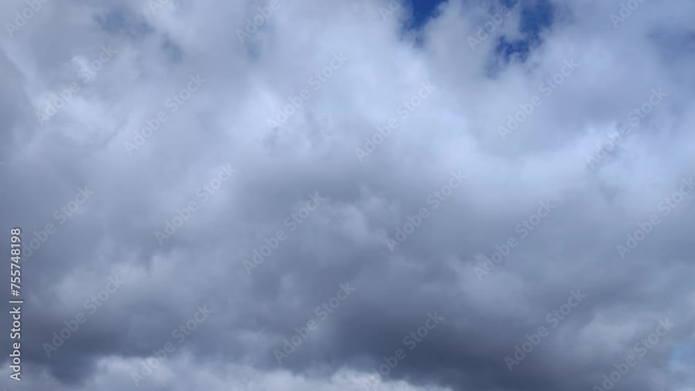 Sky is covered by a mass of gray clouds Sky is covered by a mass of gray clouds