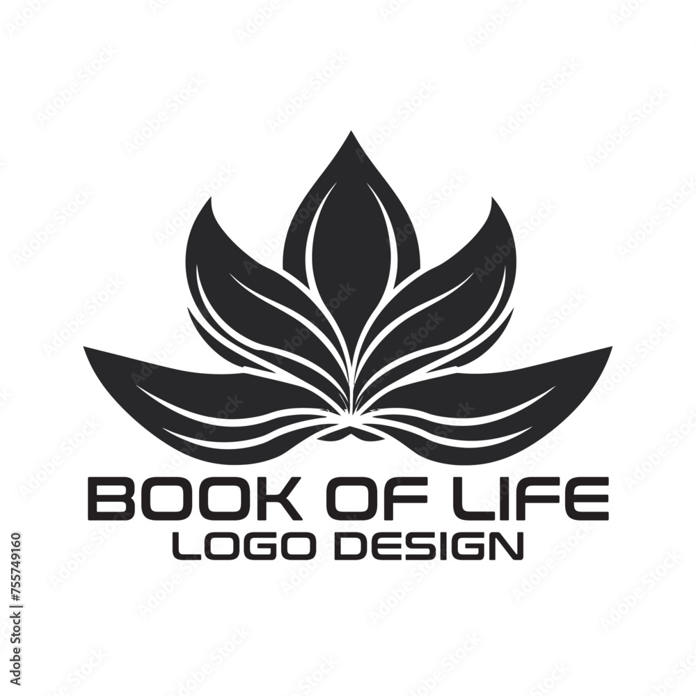 Book Of Life Vector Logo Design Book Of Life Vector Logo Design